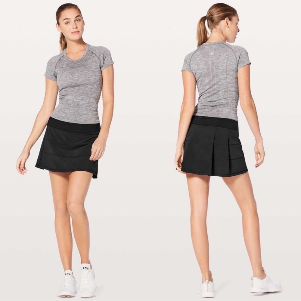 Lululemon Pace Rival Skirt (Tall) *4-way Stretch 15" Black Size 8